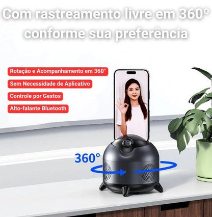Suporte de Celular Inteligente Rastreamento Automático de Rosto Selfie - BRvarejo.net