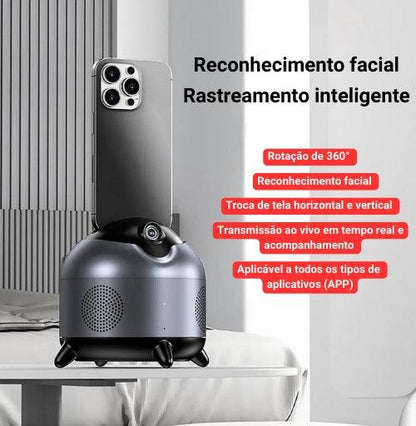 Suporte de Celular Inteligente Rastreamento Automático de Rosto Selfie - BRvarejo.net
