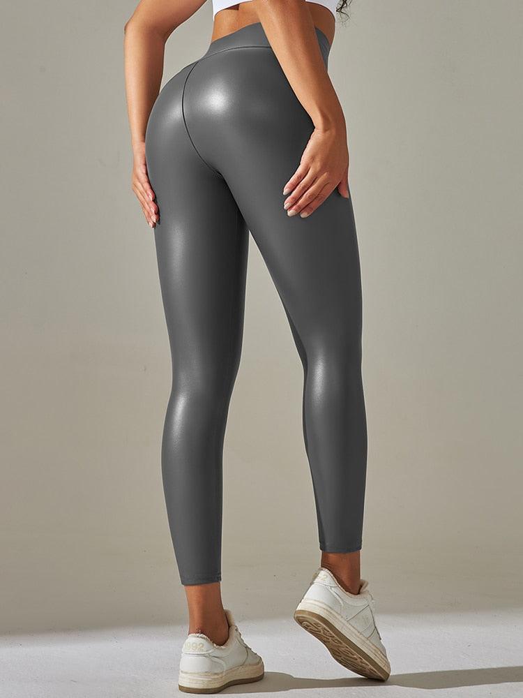 Calça Legging de Couro Aveludada Max confort - BRvarejo