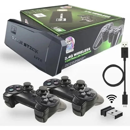 Super Game Box Retrô com 10.000 Jogos + 2 Controles Sem Fio - BRvarejo