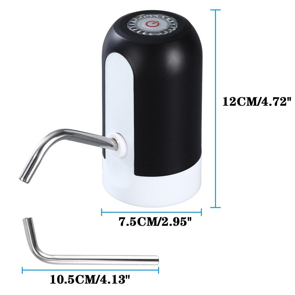 Bomba de garrafa de água elétrica portátil USB - BRvarejo
